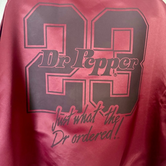 Dr Pepper NWT Unisex Satin Bomber Jacket - Picture 4 of 8